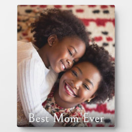 最高のママ カスタムフォトギフト フォトプラーク