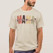 最高のママ | カラフルなスクリプトのママ 母の日 Tシャツ (正面)