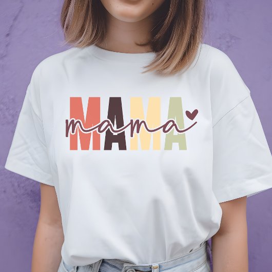 最高のママ | カラフルなスクリプトのママ 母の日 Tシャツ
