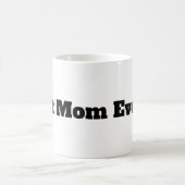 最高のママ コーヒーマグカップ (中央)