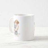 最高のママ コーヒーマグカップ (正面左)