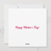 最高のママ  シーズンカード (裏面)