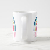 最高のママ ジャンボコーヒーマグカップ (裏面)