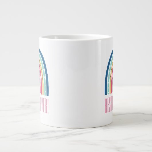 最高のママ ジャンボコーヒーマグカップ (正面)
