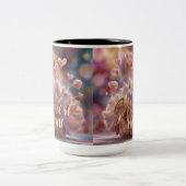 最高のママ ツートーンマグカップ (中央)