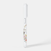 最高のママ – フラワー スクリプト フォンケース iPhoneケース (右側面)