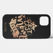 最高のママ ローズゴールド 名入れ 母の日 Case-Mate iPhoneケース (裏面 (横))