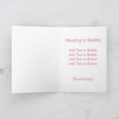 最高のママ 最高のママ パステル エレガント フラワーデザイン カード (内部)