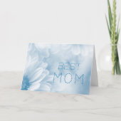 最高のママ 最高のママ パステル エレガント フラワーデザイン カード (正面)