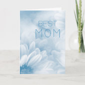 最高のママ 最高のママ パステル エレガント フラワー カード (正面)