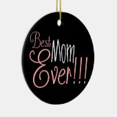 最高のママ!!!母の日 セラミックオーナメント (右)