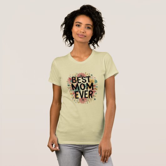 最高のママ Tシャツ (正面フル)