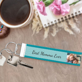 最高のママEver 5写真 |アクア リストバンドキーホルダー