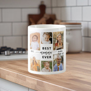 最高のママEver - Mother's Day Photo Collage コーヒーマグカップ