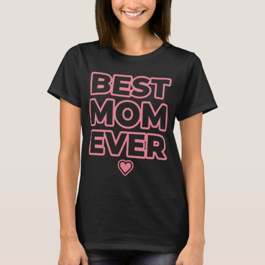 最高のママTシャツ|母の日ギフト|ママ Tシャツ (正面)