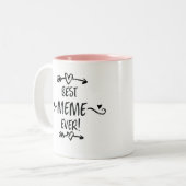 最高のミーム ツートーンマグカップ (正面左)