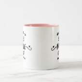 最高のミーム ツートーンマグカップ (中央)