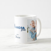 最高のモダンお父さんの日 コーヒーマグカップ (正面右)