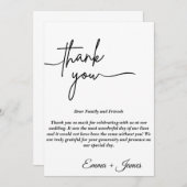 最高のモダンな結婚式のカード 招待状 (正面/裏面)