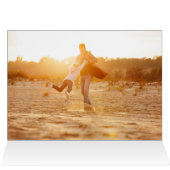 最高のモダンはっきりしたEver Brush Script Photo Card (内部横(上))