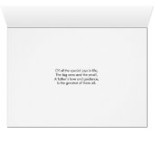 最高のモダンはっきりしたEver Brush Script Photo Card (内部横(下))