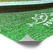 最高のモダンイスラム美術 ポスター (角)