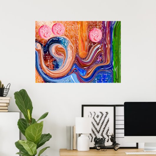 最高のモダンイスラム美術 ポスター (ホームオフィス)