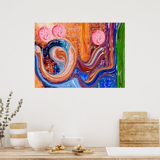 最高のモダンイスラム美術 ポスター (キッチン)