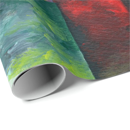 最高のモダンエレガントカラフル抽象芸術テンプレート ラッピングペーパー (ロールコーナー)