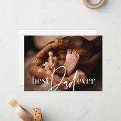 最高のモダンエレガントクラシックシンプルPhoto Ever ノートカード (正面/裏面インサイチュ)