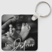 最高のモダンエレガントクラシックシンプルPhoTos Ever Photo キーホルダー (裏面)