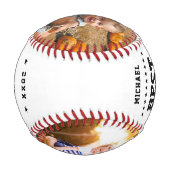 最高のモダンカッコいいパパEVER Name Message Color Photo 野球ボール (裏面)