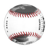 最高のモダンクール名とメッセージの写真 野球ボール (裏面)