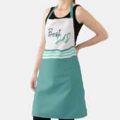 最高のモダンターコイズパパ台本お父さんの日 エプロン (インサイチュ)