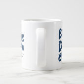 最高のモダンパパが撮影した海軍の父の日 ジャンボコーヒーマグカップ (裏面)