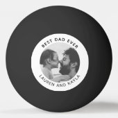 最高のモダンパパの父 卓球ボール (正面)