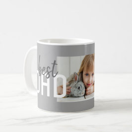 最高のモダンパパグレー写真父の日 コーヒーマグカップ