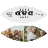 最高のモダンパパタイポグラフィ父の日2写真 アメリカンフットボール (パネル)