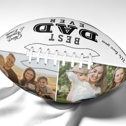 最高のモダンパパタイポグラフィ父の日2写真 アメリカンフットボール