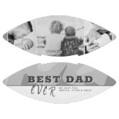 最高のモダンパパタイポグラフィ父の日3写真 アメリカンフットボール (パネル)