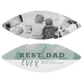 最高のモダンパパタイポグラフィ父の日3写真 アメリカンフットボール (パネル)