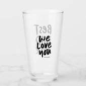 最高のモダンパパ永遠の黒父の日の贈り物 タンブラーグラス (裏面)