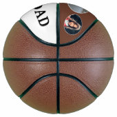 最高のモダンパパ父の日の記念の酒3写真 バスケットボール (右)