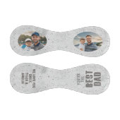 最高のモダンパパ父の日2写真 野球ボール (パネル)