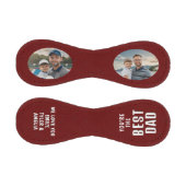 最高のモダンパパ父の日2写真 野球ボール (パネル)