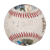 最高のモダンパパ父の日2写真 野球ボール (裏面)