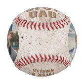 最高のモダンパパ父の日2写真 野球ボール (正面)
