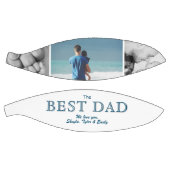 最高のモダンパパ父の日3 Photo Collage バスケットボール (パネル)