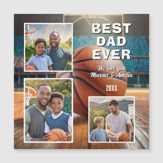 最高のモダンパパ3写真コラージュ父の日 (正面)