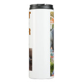 最高のモダンパパ3写真コラージュ父の日 タンブラー (裏面)